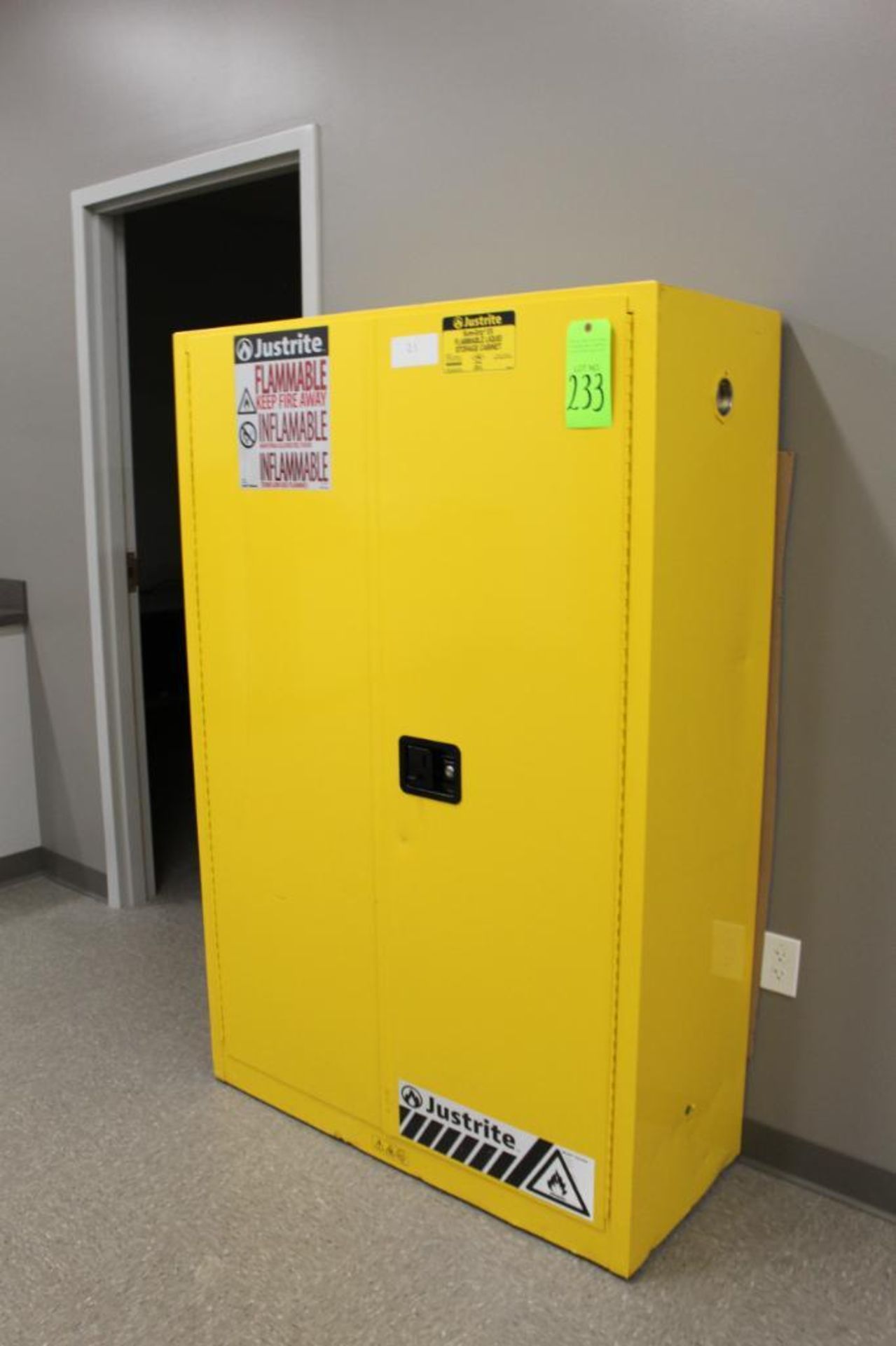 Justrite Flammable Cabinet