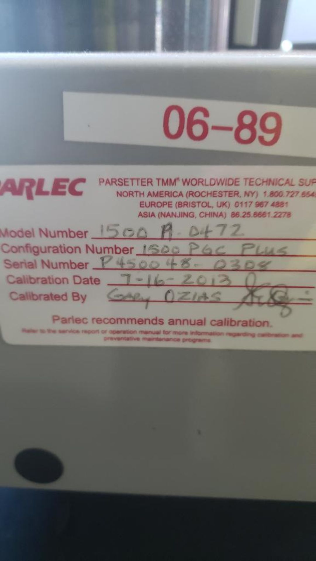 Parlec Parsetter TMM Tool Setter Model 1500A-0472 - Image 8 of 12