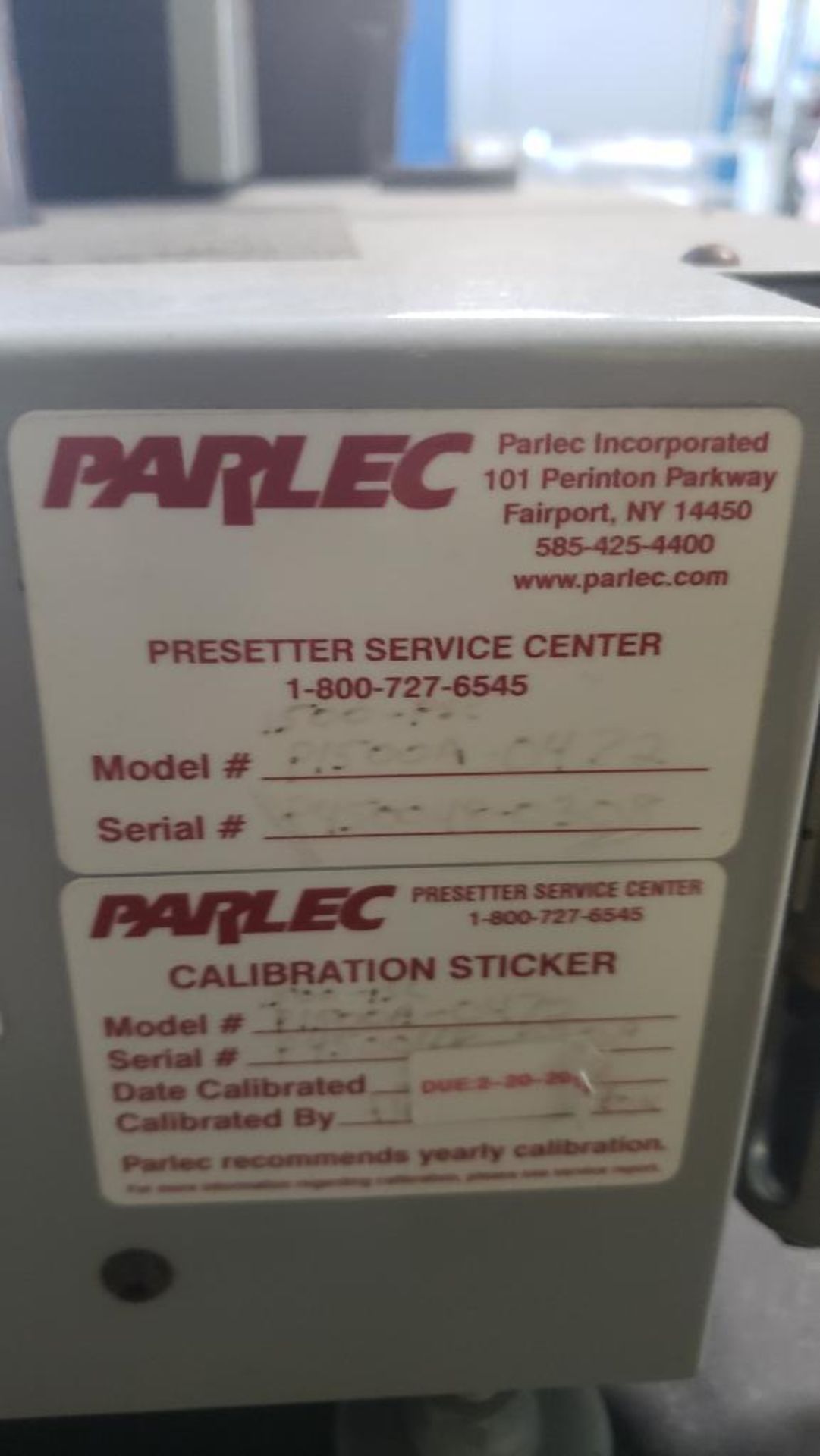 Parlec Parsetter TMM Tool Setter Model 1500A-0472 - Image 9 of 12