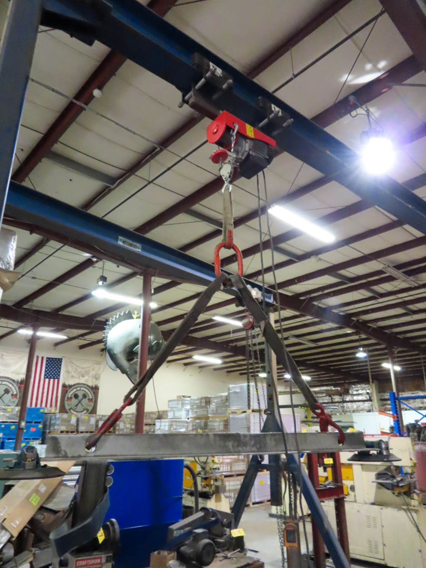 Vestil Mdl.AHS-4-15-12 "A" Frame Gantry 4000# Capacity (2008) - Image 3 of 3