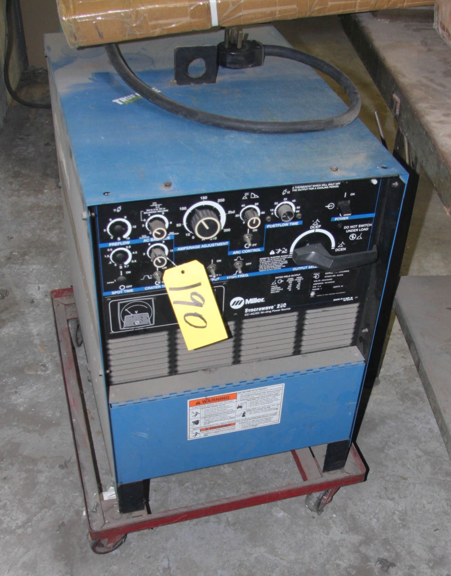Miller Syncrowave 250 CC-AC/DC Welding Power Source