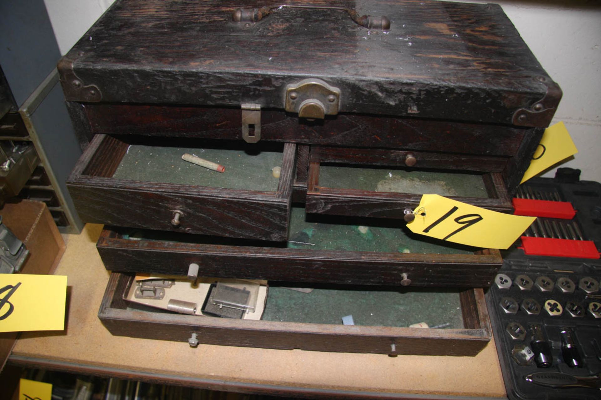 Antique Wooden Toolbox