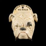 Rare Royal Doulton Bulldog Wall Pocket