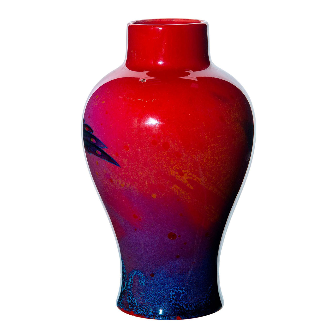 Royal Doulton Sung Flambe Firebird Vase, Eaton, Noke - Image 3 of 7