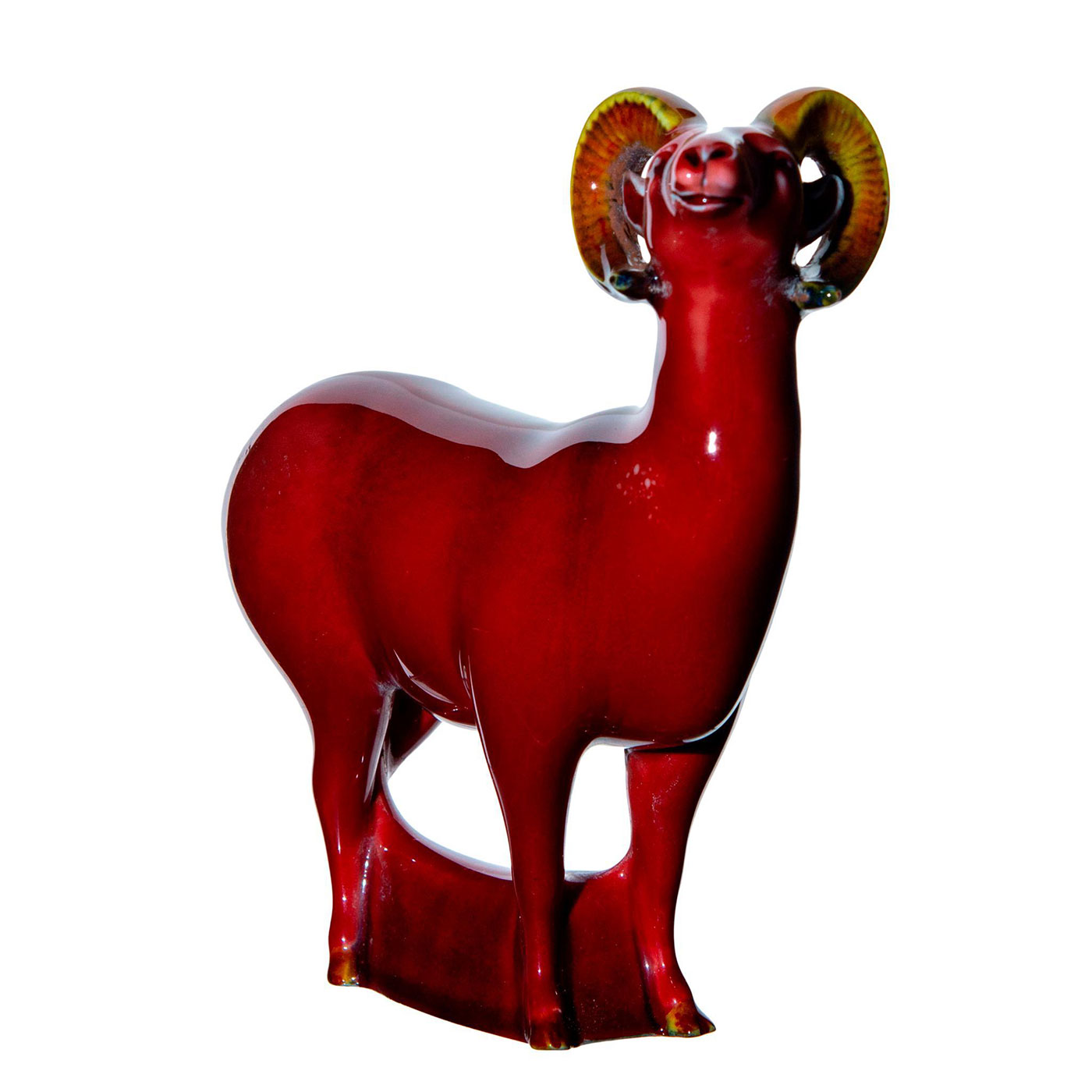 Prototype Royal Doulton Flambe Figurine, Mountain Sheep - Image 2 of 6