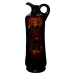 Royal Doulton Kingsware Tall Flask, Night Watchman