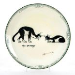 Royal Doulton Henry Souter Kateroo Plate, The Lovers