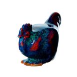 Royal Doulton Sung Flambe Figurine, Cockerel, Crouching HN267