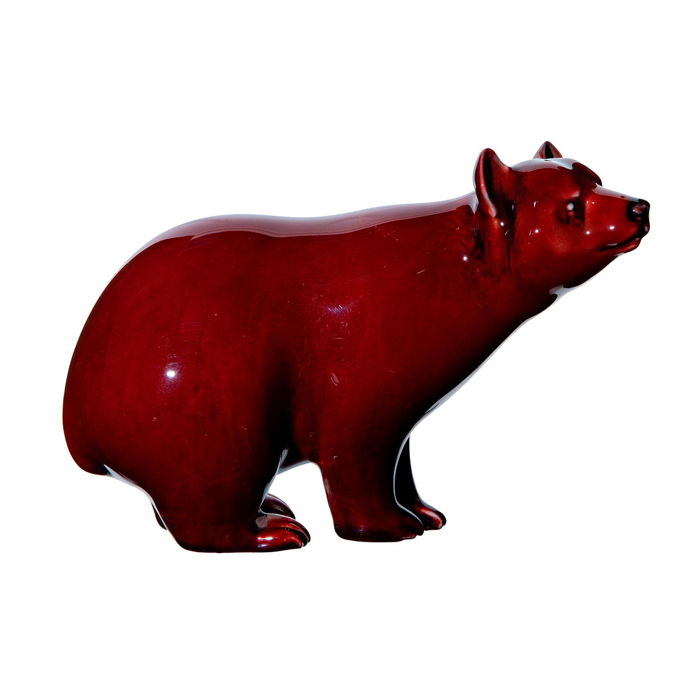 Prototype Royal Doulton Flambe Animal Figurine, Bear - Image 4 of 5