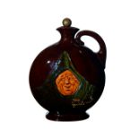 Royal Doulton Kingsware Flask, The Jovial Monk