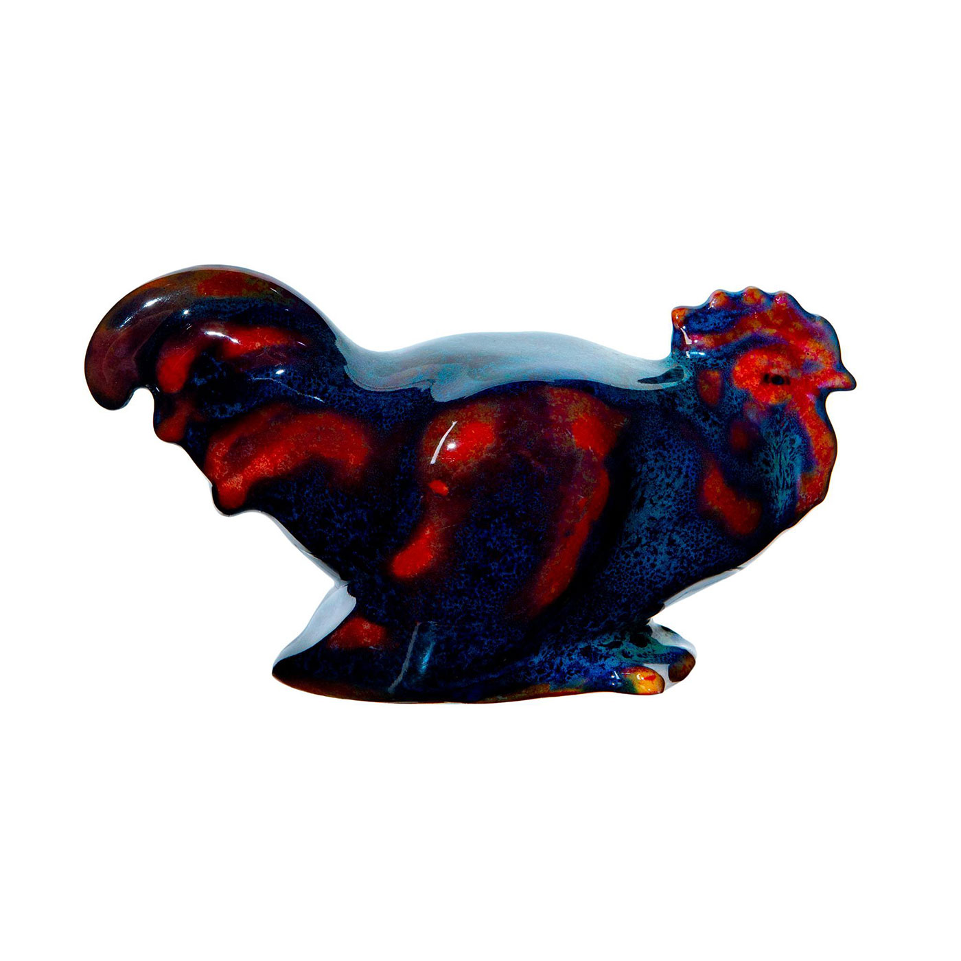 Royal Doulton Sung Flambe Figurine, Cockerel, Crouching HN267 - Image 3 of 5