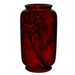 Large Moorcroft Floral Vase, Cornflower Pattern