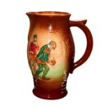 Royal Doulton Kingsware Beer Pitcher, Drake Bowling