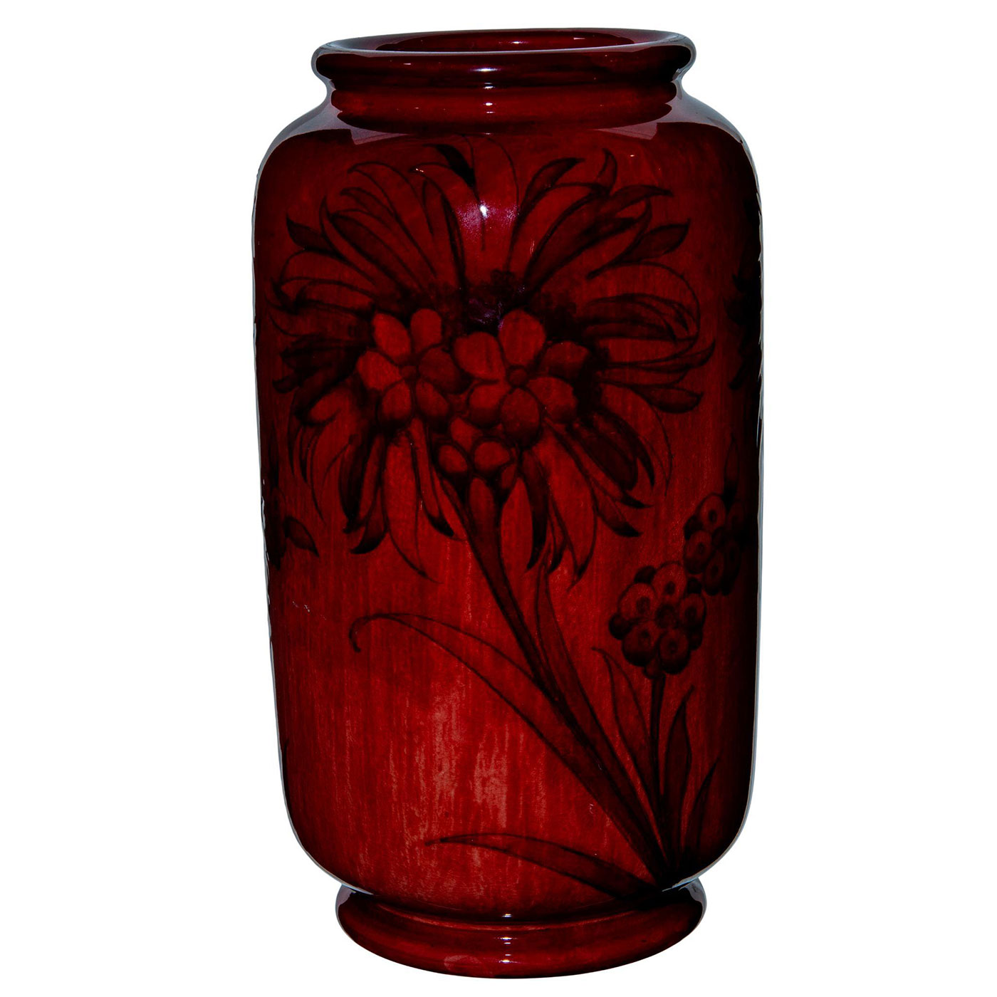 Large Moorcroft Floral Vase, Cornflower Pattern - Image 2 of 4