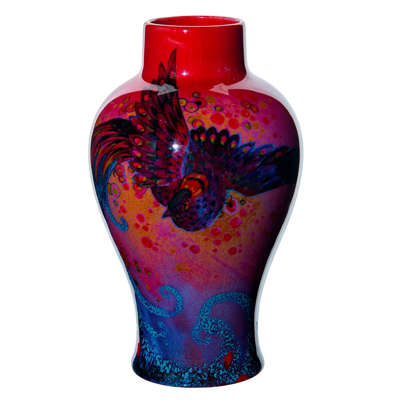 Royal Doulton Sung Flambe Firebird Vase, Eaton, Noke - Image 2 of 7