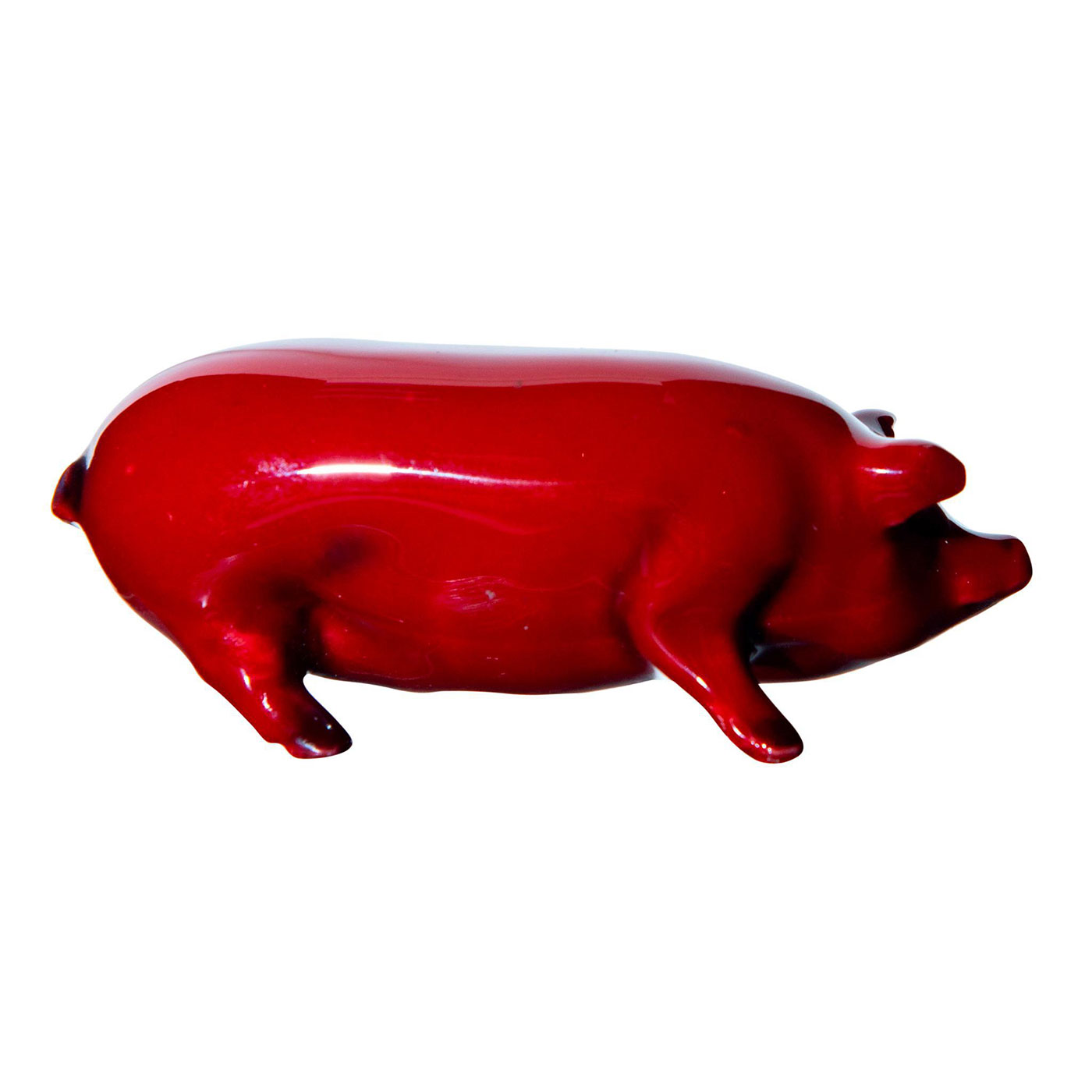 Royal Doulton Flambe Animal Figurine, Pig Standing - Image 3 of 5