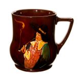 Royal Doulton Kingsware Scotch Water Pitcher of Gentleman Smoking