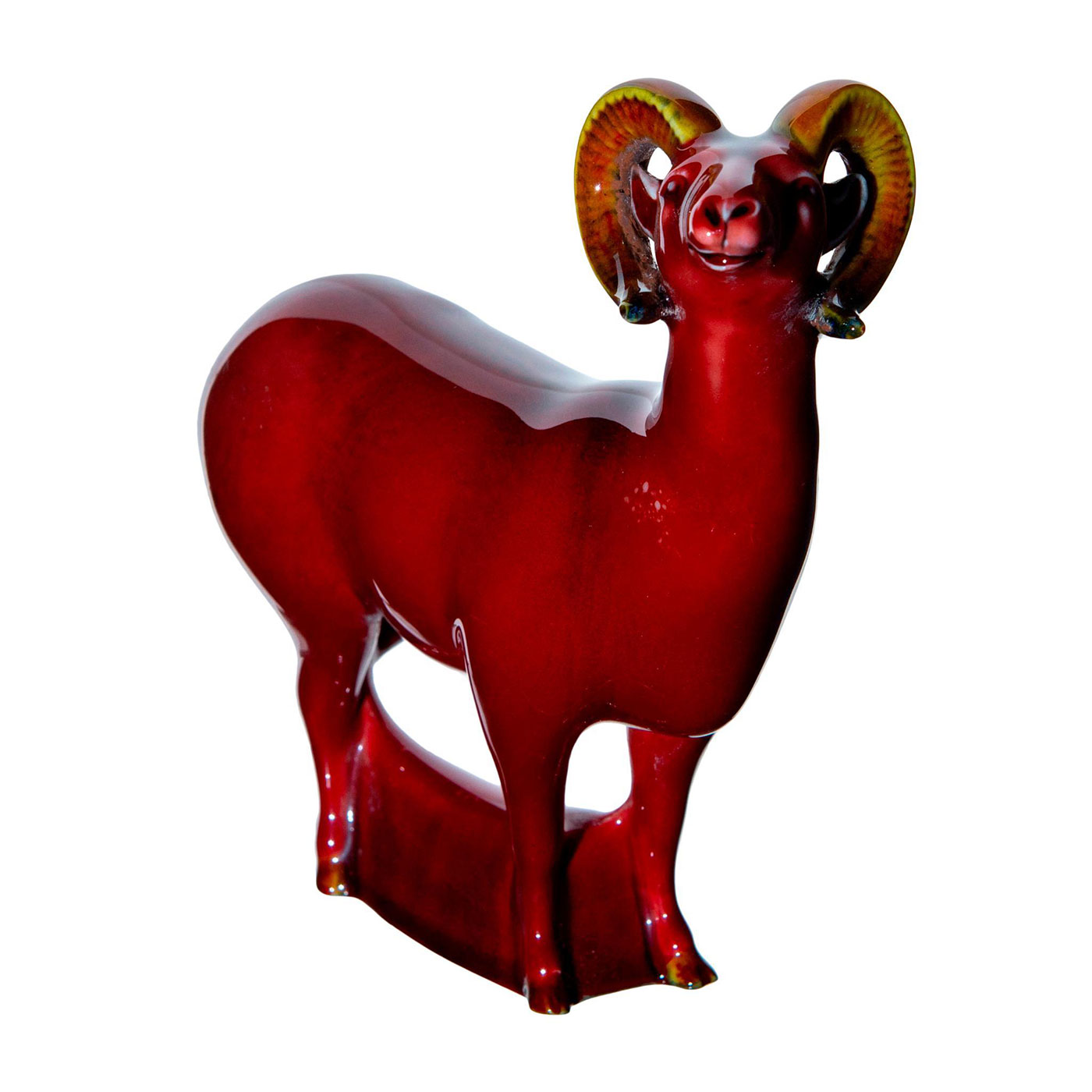 Prototype Royal Doulton Flambe Figurine, Mountain Sheep - Image 3 of 6