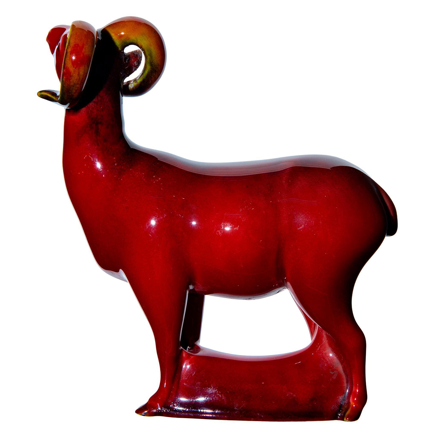 Prototype Royal Doulton Flambe Figurine, Mountain Sheep - Image 5 of 6