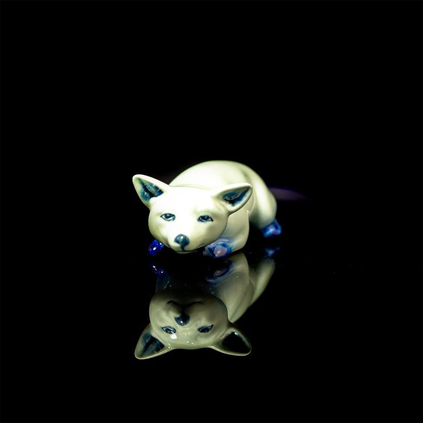 Royal Doulton Flambe Figurine, Fox, Stalking HN147A1 - Image 2 of 5