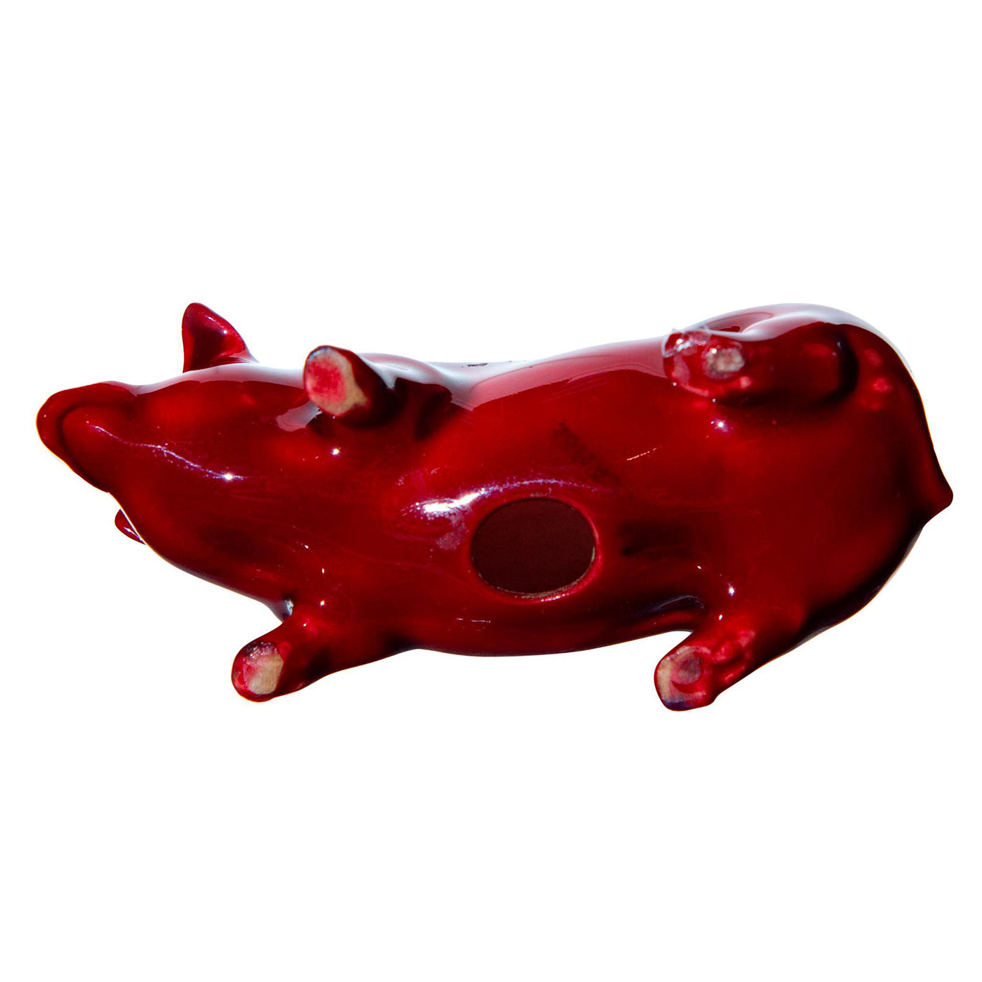 Royal Doulton Flambe Animal Figurine, Pig Standing - Image 5 of 5