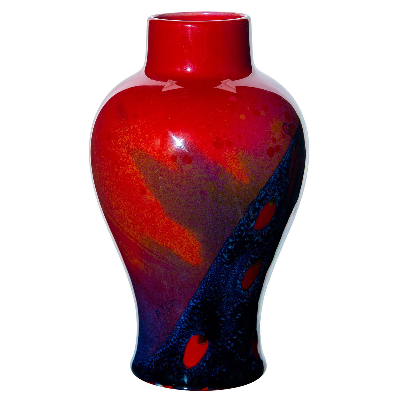 Royal Doulton Sung Flambe Firebird Vase, Eaton, Noke - Image 6 of 7