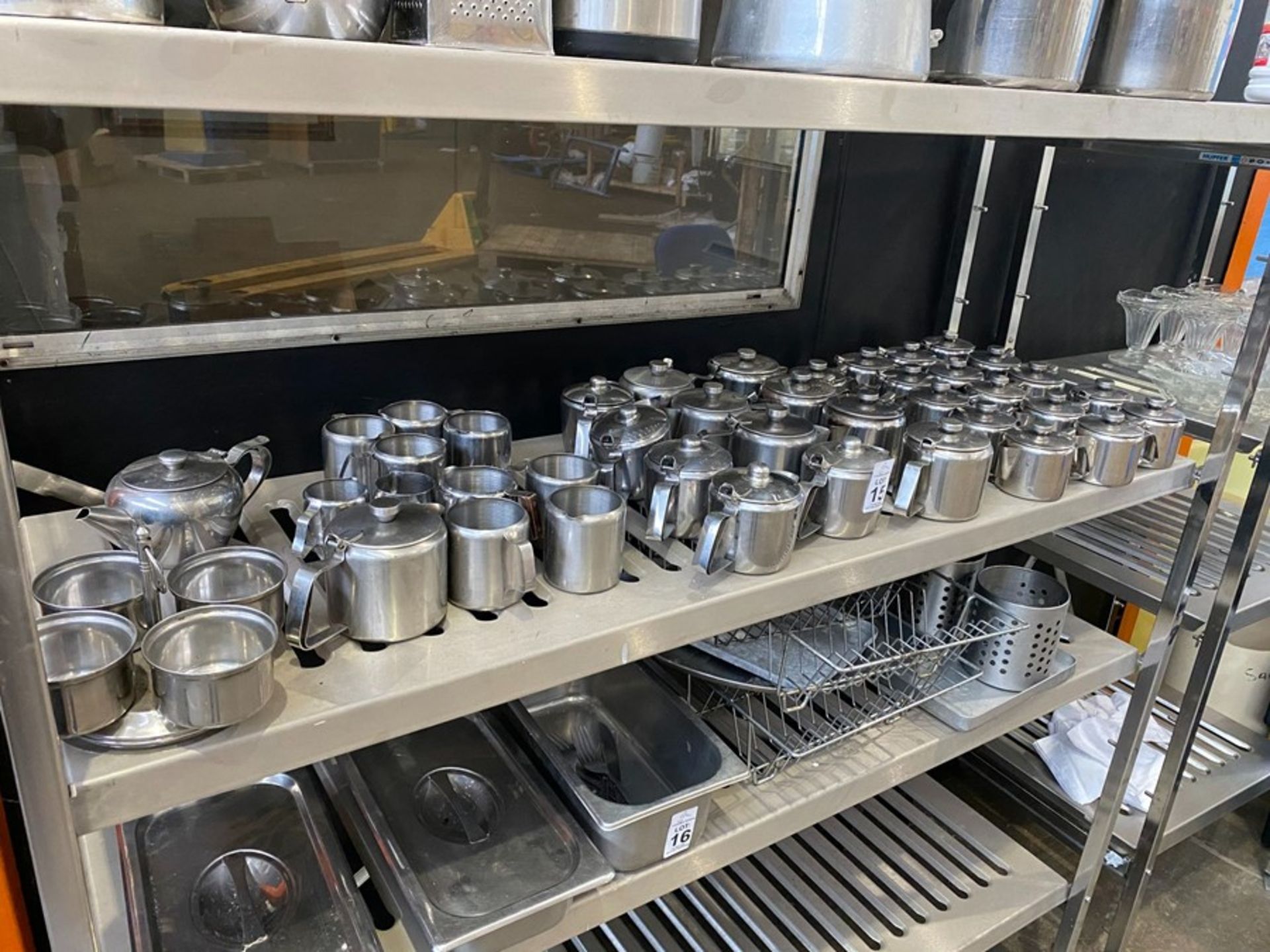 JOB LOT OF (SECOND SHELF) CATERING EQUIPMENT