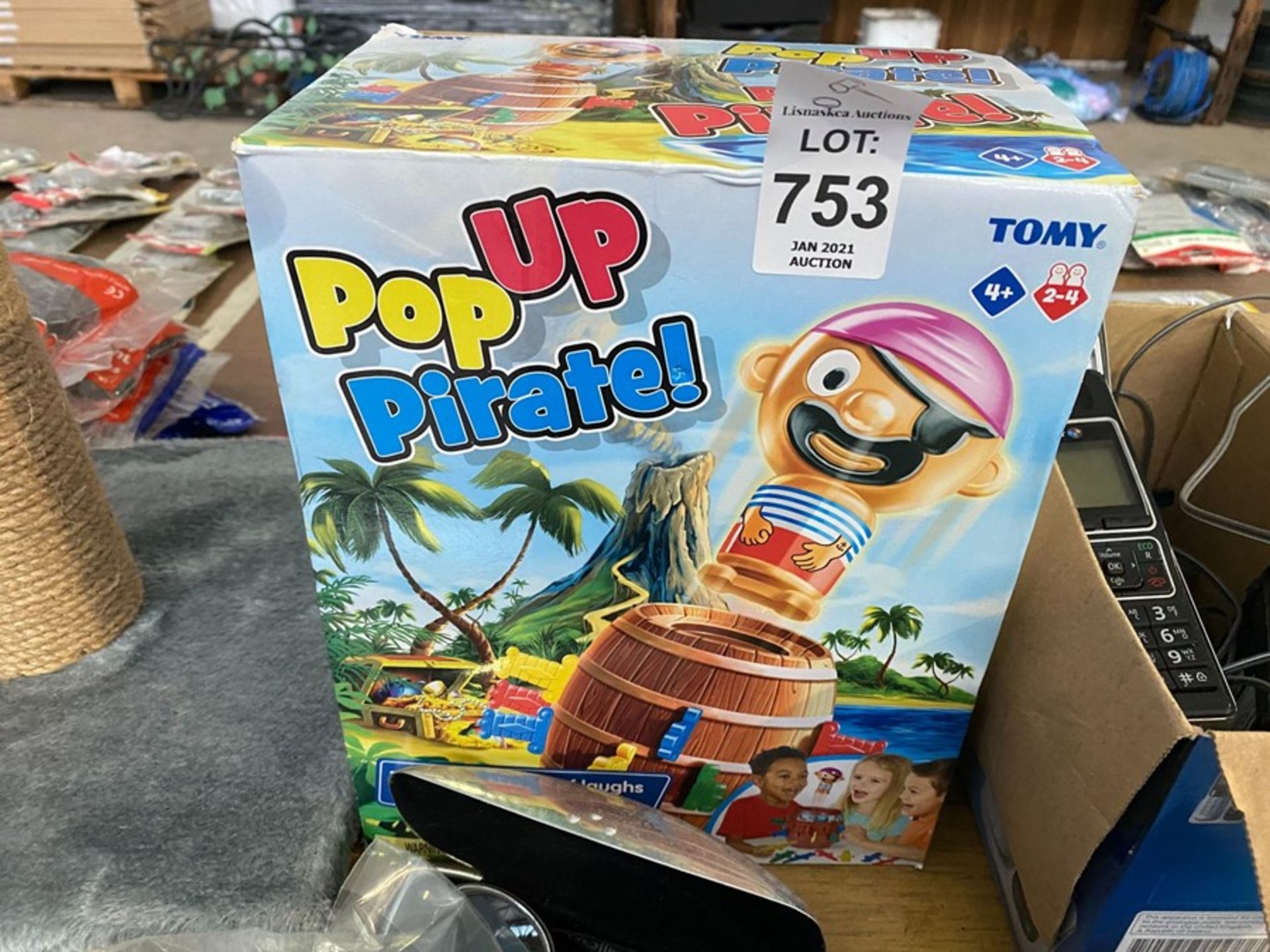 TOMY POP UP PIRATE TOY