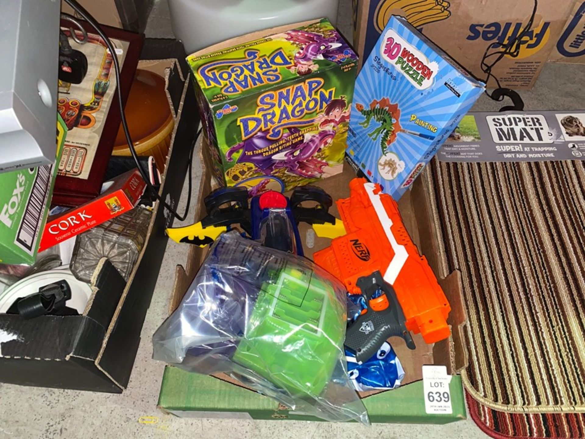 BOX OF TOY CONTENTS