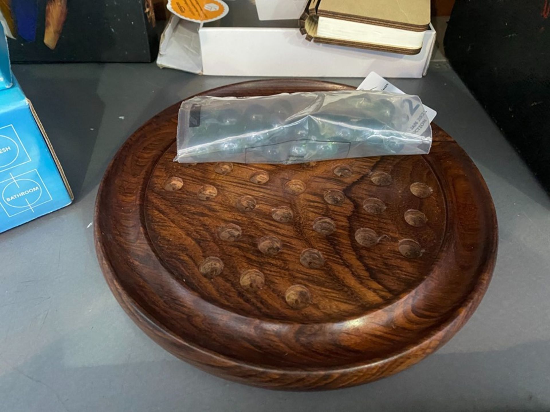 WOODEN CARVED CHEQUERS GAME?