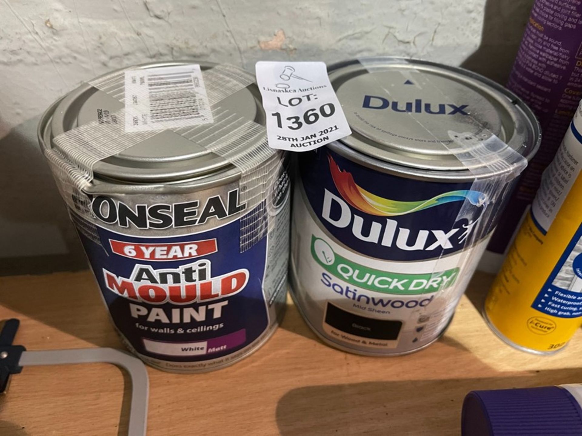 2X TINS OF PAINT