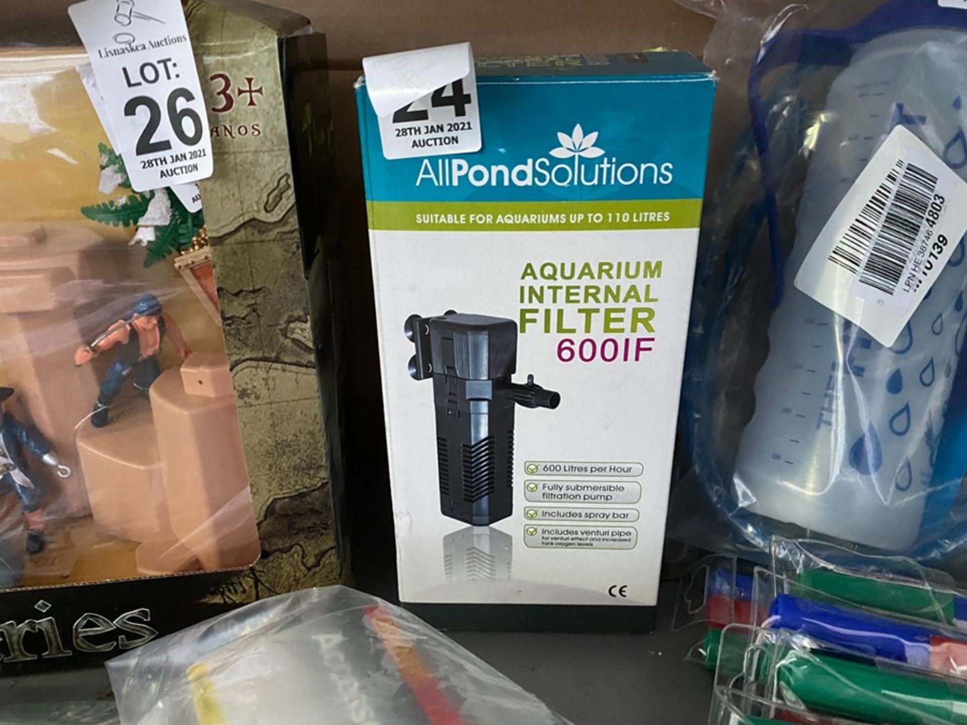 ALL POND SOLUTIONS AQUARIUM INTERNAL FILTER 600IF