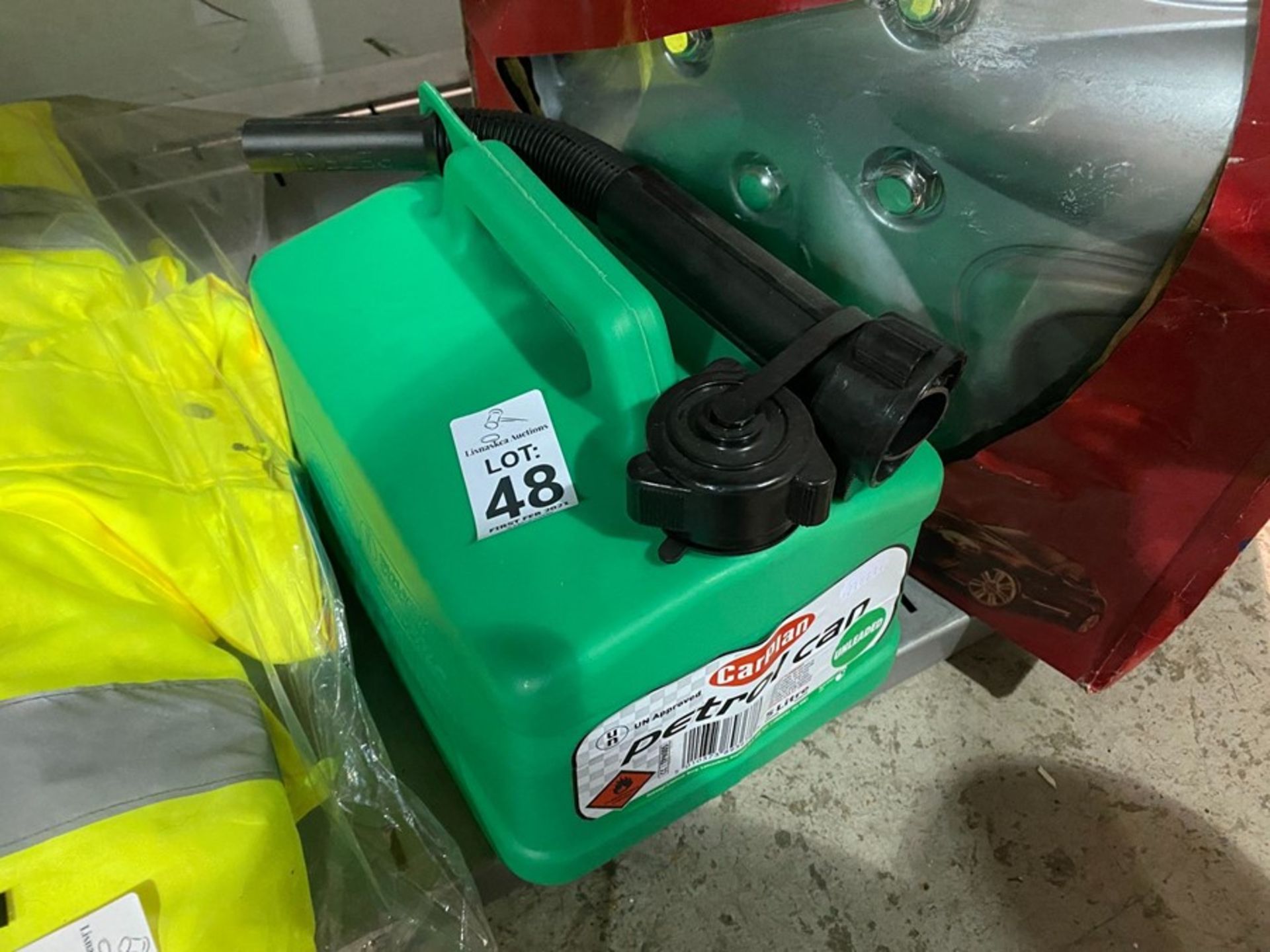 CARPLAN 5L GREEN PETROL CAN (NEW)