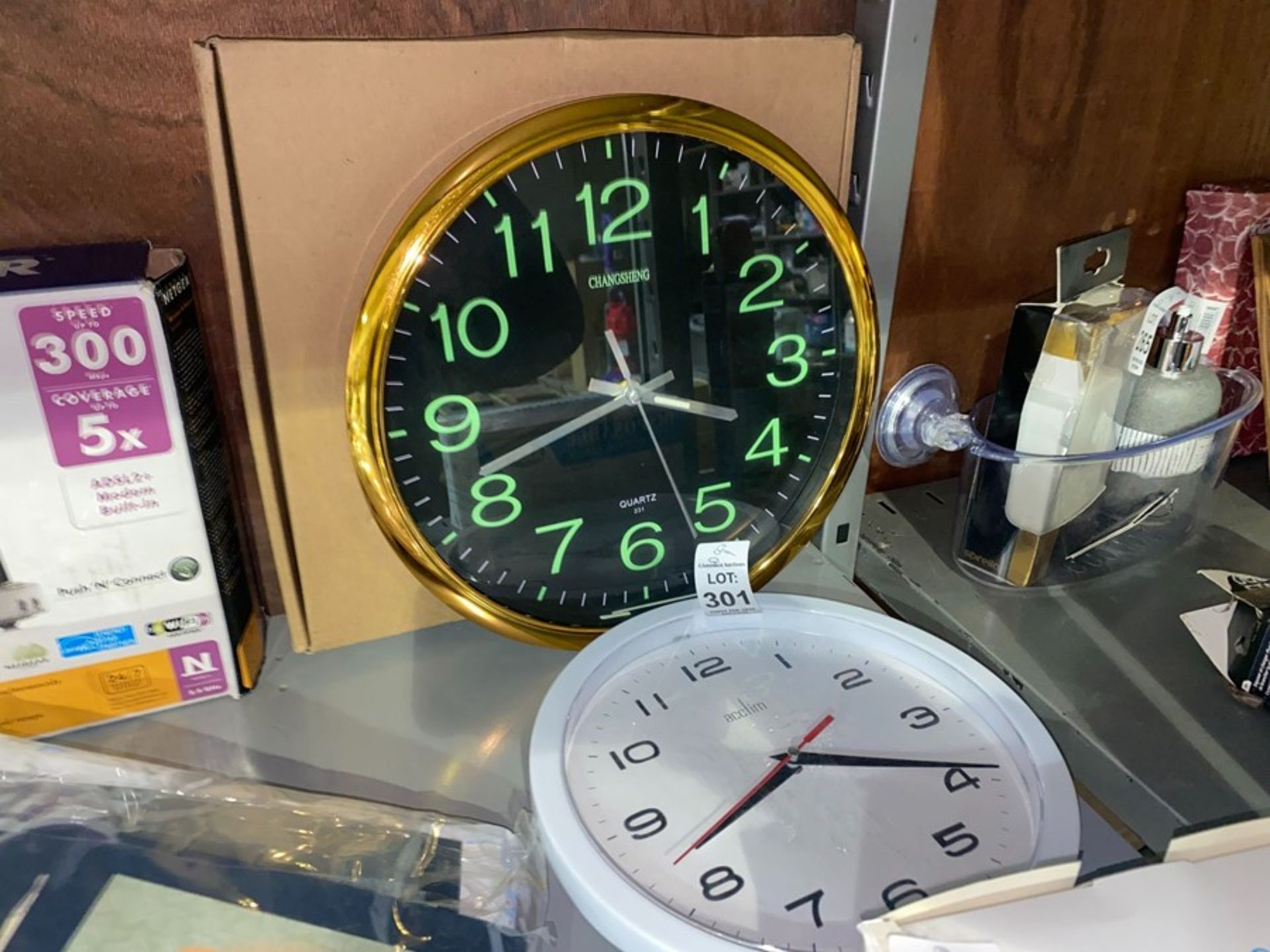 2 EX DISPLAY WALL CLOCKS