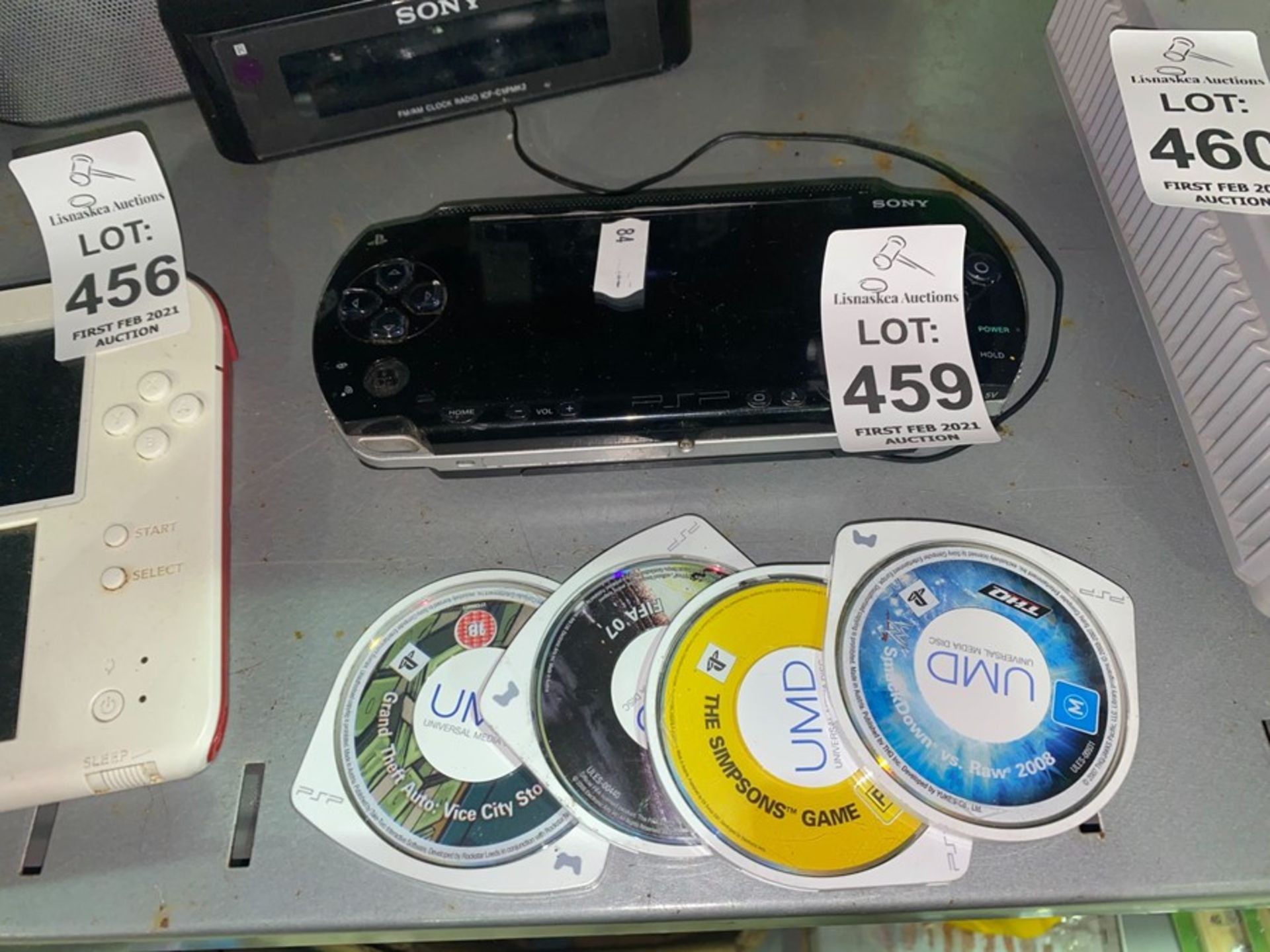PSP GAME WITH GAMES NO CHARGER (S.A.S.)