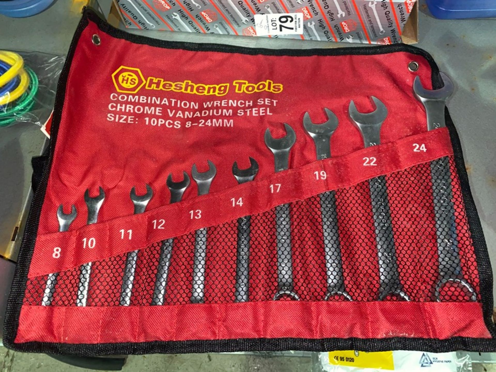10PC COMBINATION WRENCH SET (NEW)