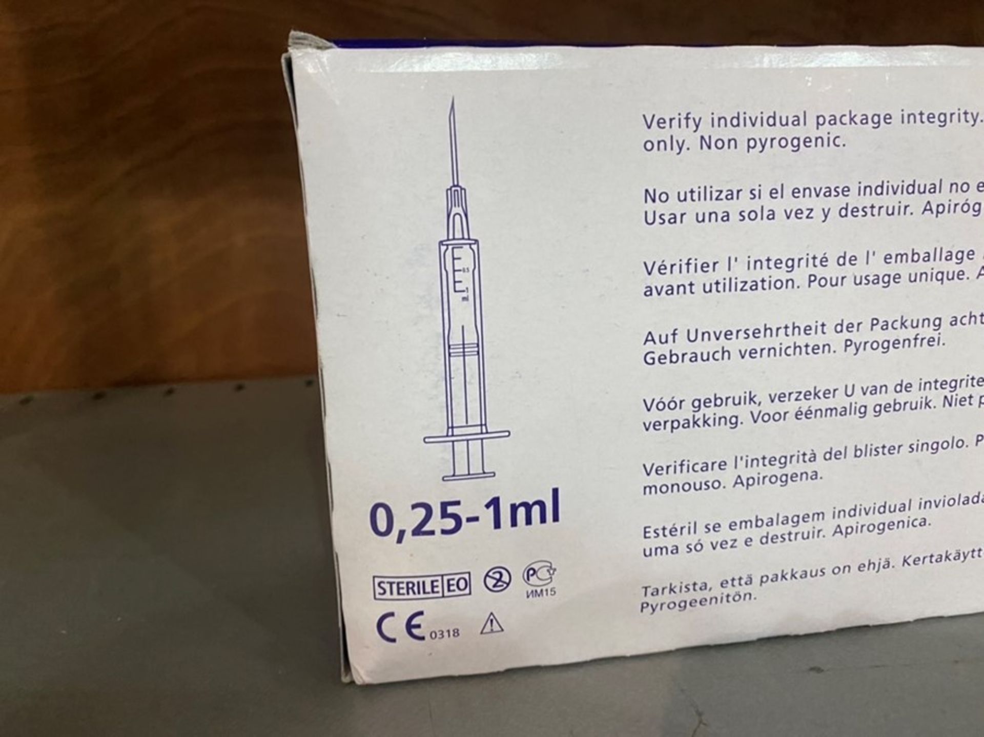 BD FLU+ 0.25-1ML SYRINGES WITH NEEDLE (BOX OF 200) NEW - Image 3 of 5