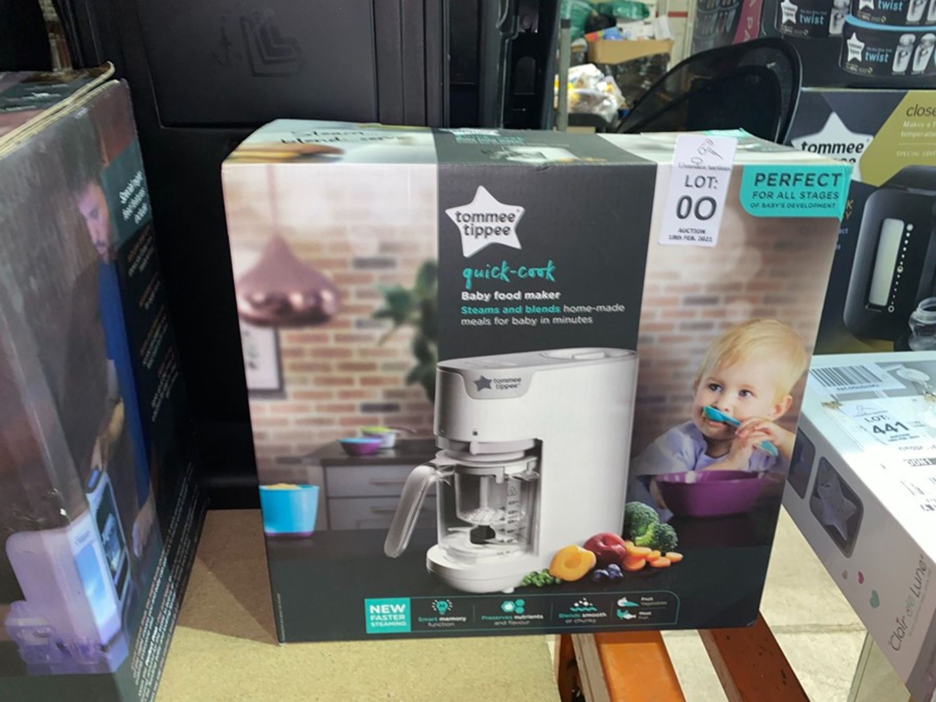 TOMMEE TIPPEE QUICK-COOK BABY FOOD MAKER