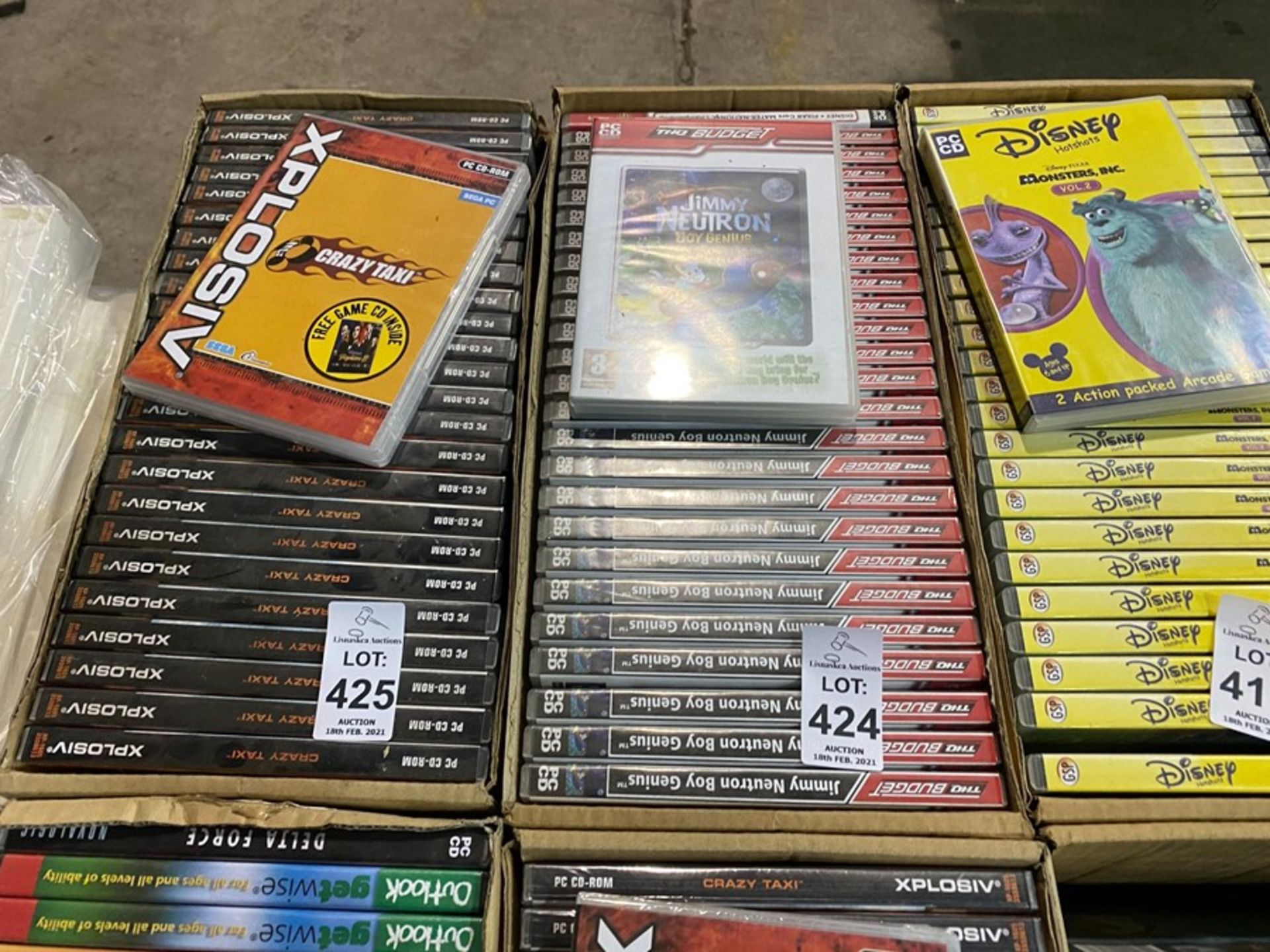 BOX OF NEW COMPUTER GAMES