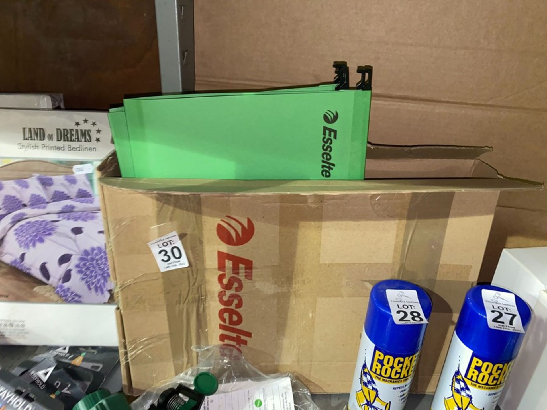 BOX OF NEW GREEN SUSPENSION FILES