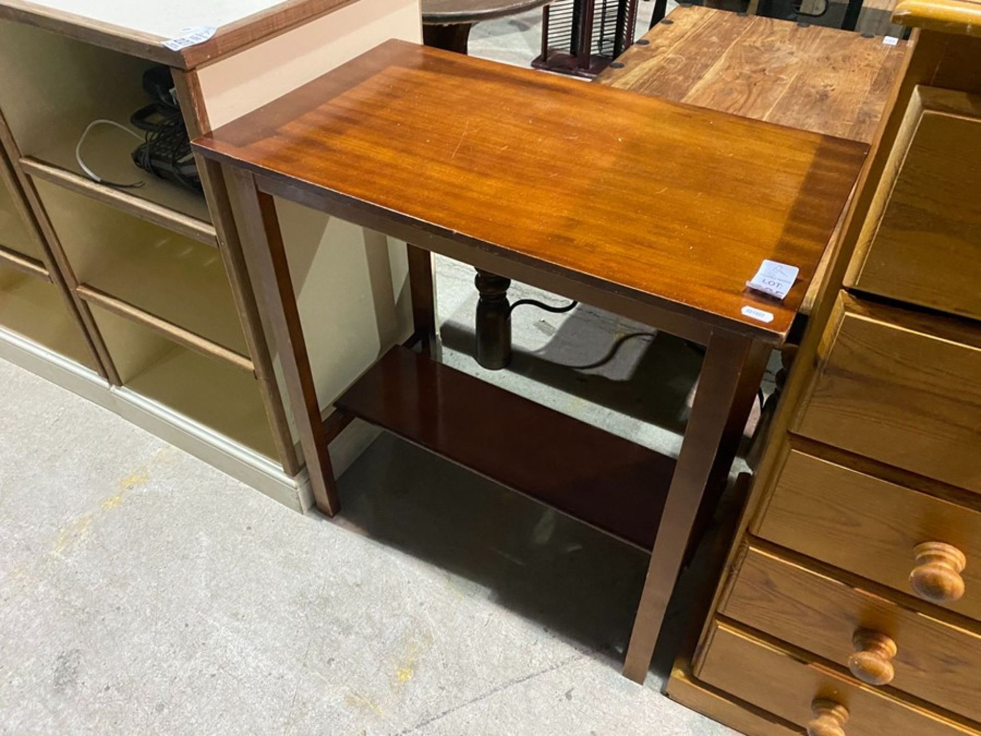 MAHOGANY SIDE TABLE