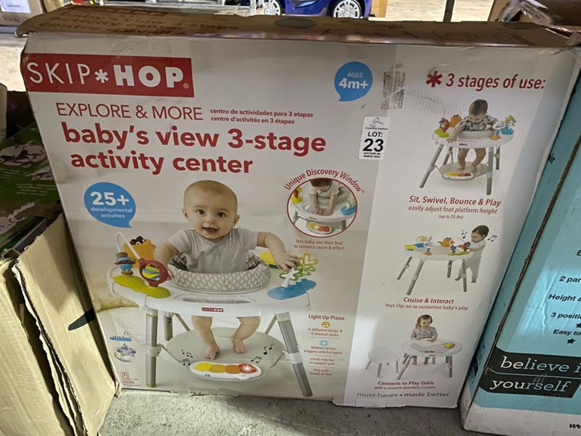 SKIP AND HOP BABY'S VIEW 3 STAGE ACTIVITY CENTER EX DISPLAY