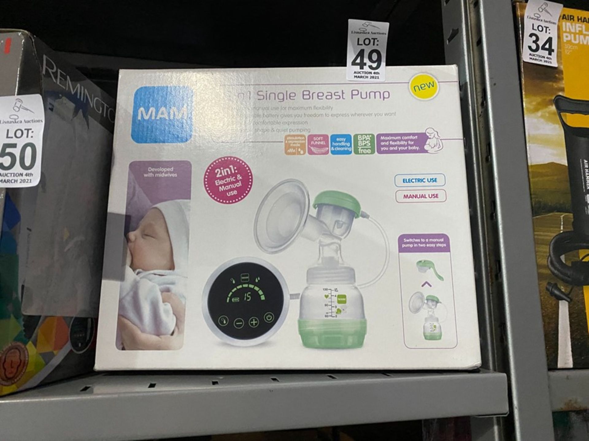 MAM 2 IN 1 SINGLE BREAST PUMP