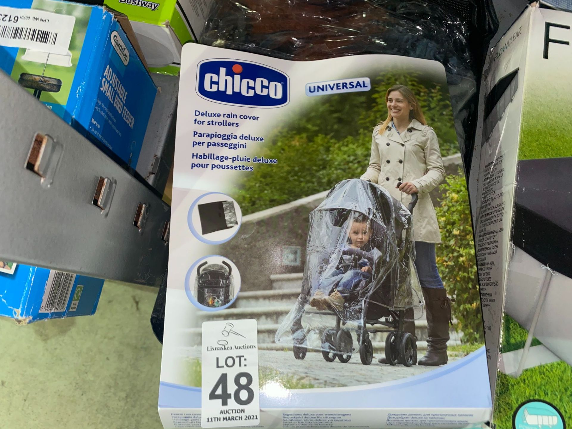 CHICCO DELUXE UNIVERSAL RAIN COVER FOR BUGGIES