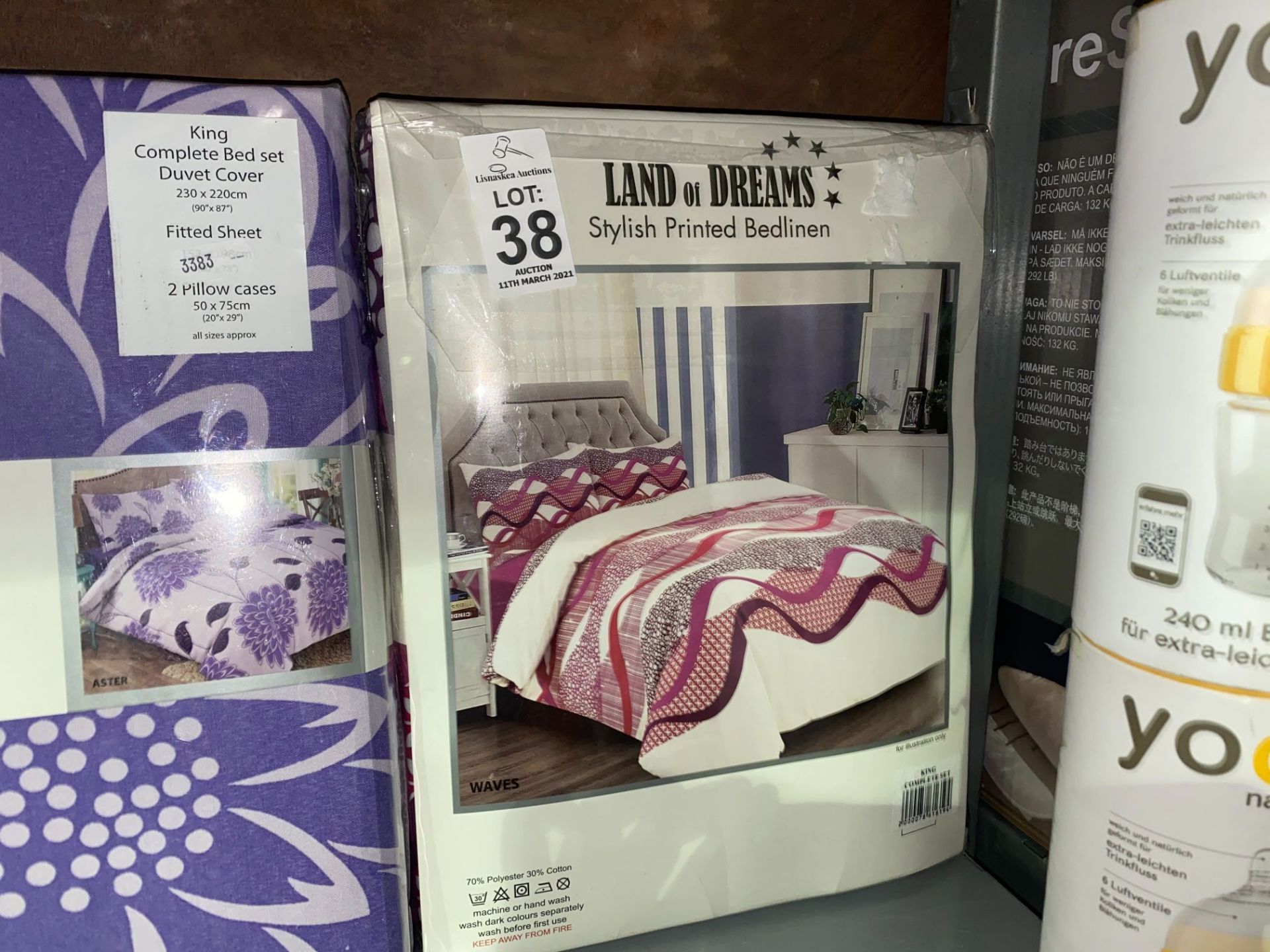 LAND OF DREAMS KINGSIZE COMPLETE DUVET BED SET