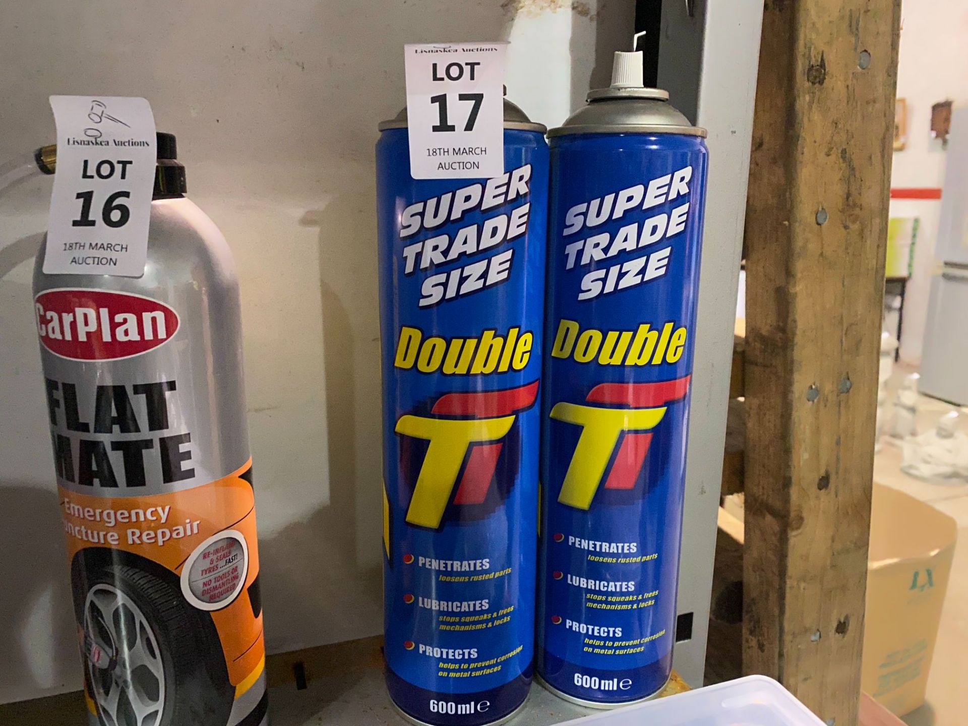 2X DOUBLE TT SPRAY LUBRICANT (600ML)