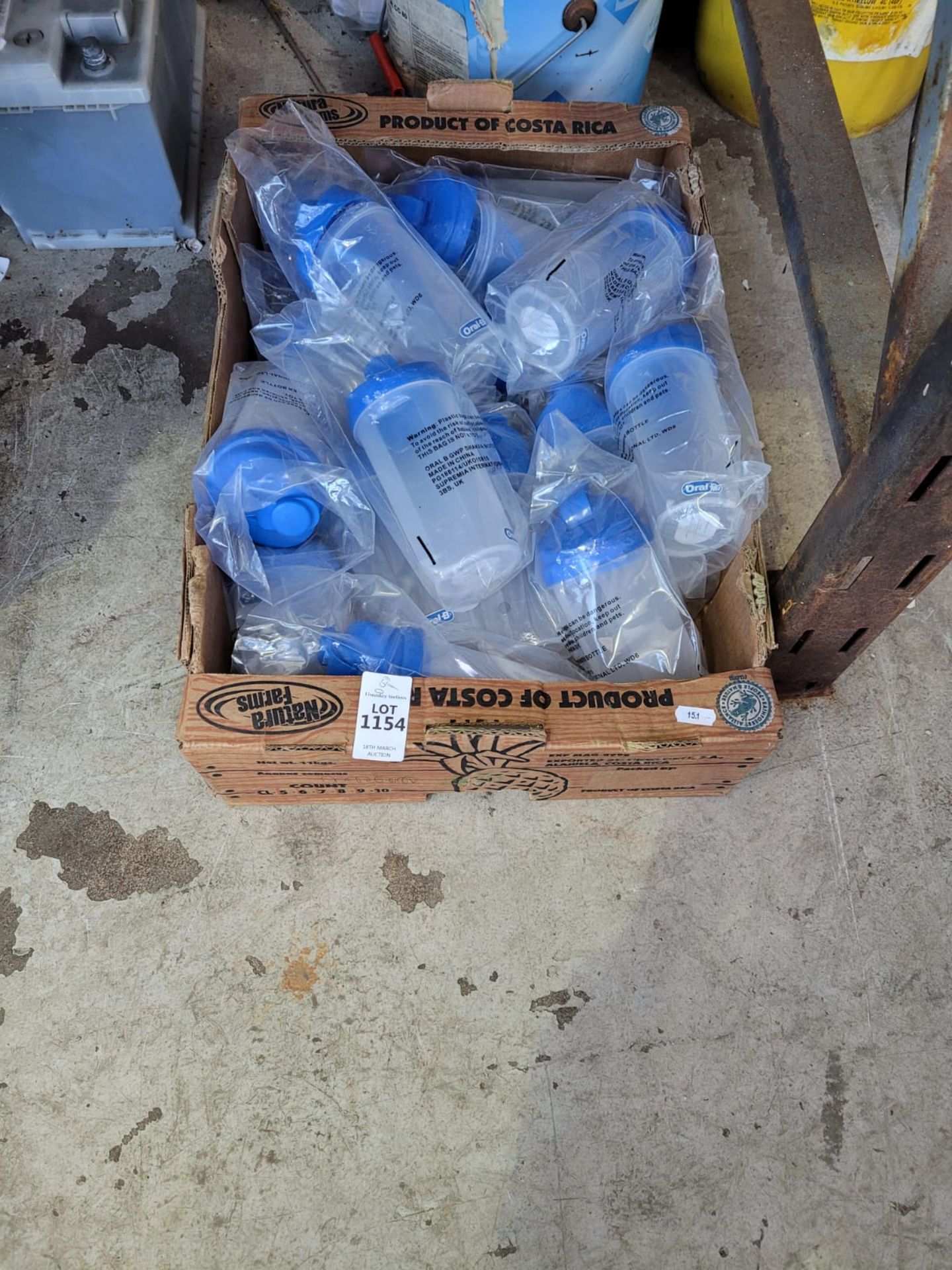 BOX OF ORAL B FITNESS DRINK BOTTLES