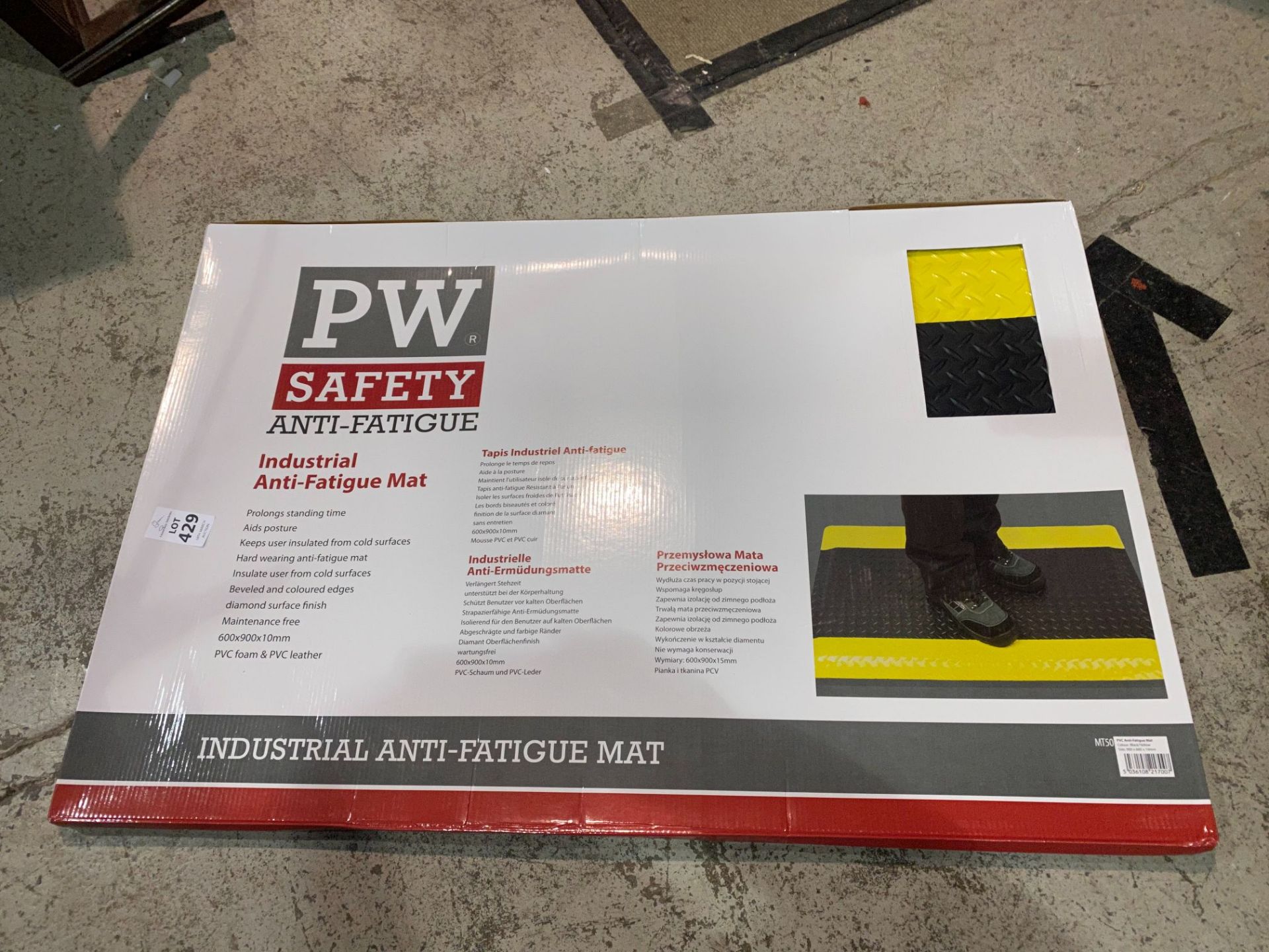 PW SAFETY INDUSTRIAL ANTI-FATIGUE MAT