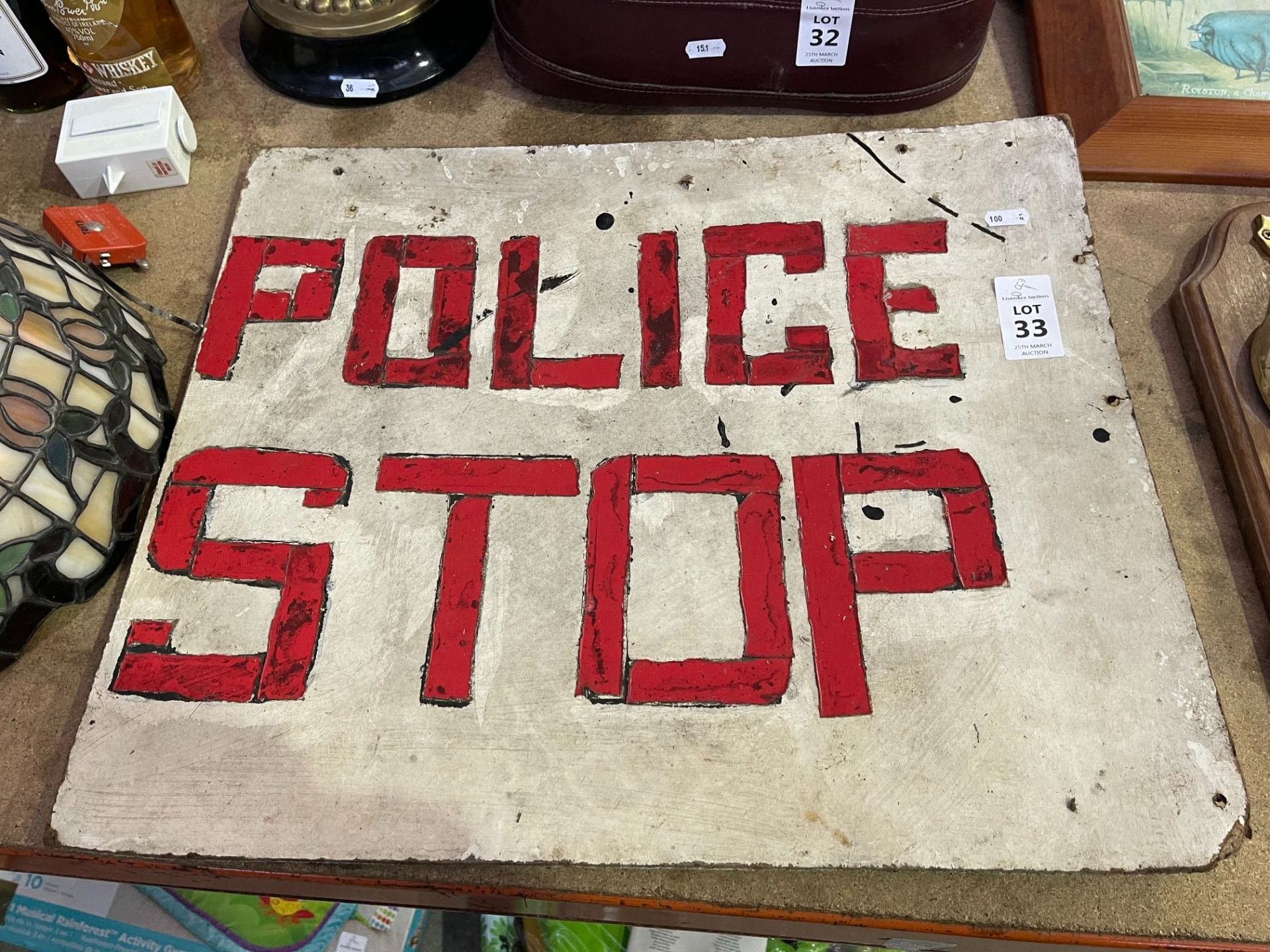 POLICE STOP SIGN