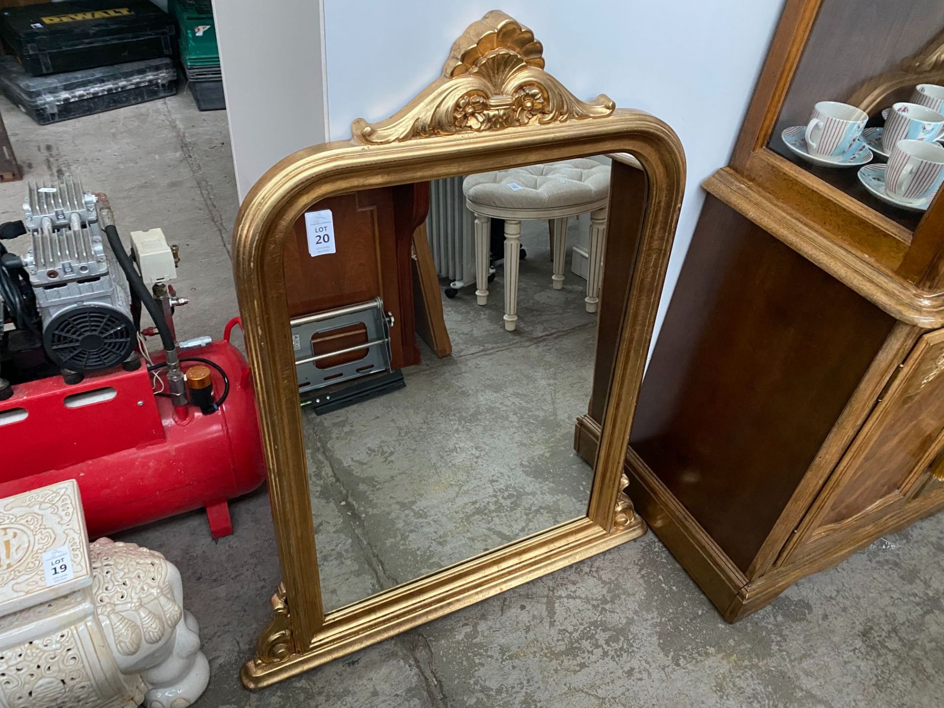 GILT FRAMED MIRROR